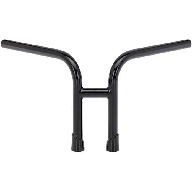Guidon Biltwell Re-Bar noir Ø 25,4 mm compatible commandes Harley Davi