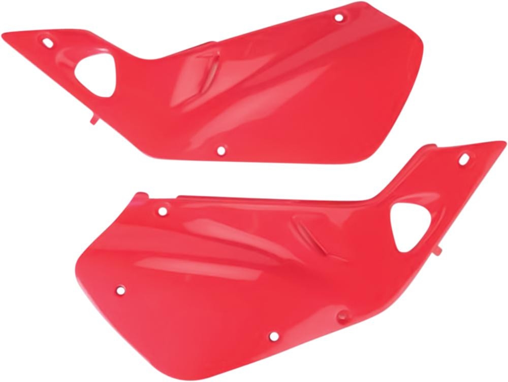 Plaques numéro latérales UFO Honda CR 250R 97-99 rouge (rouge CR 92-99