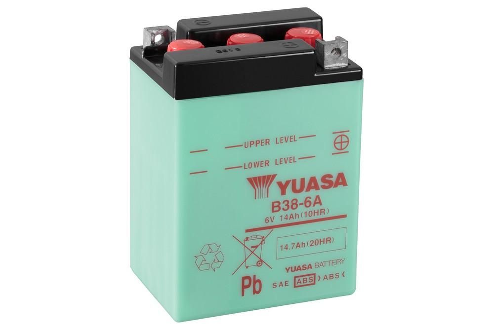 Batterie Yuasa B38-6A 6V 13Ah