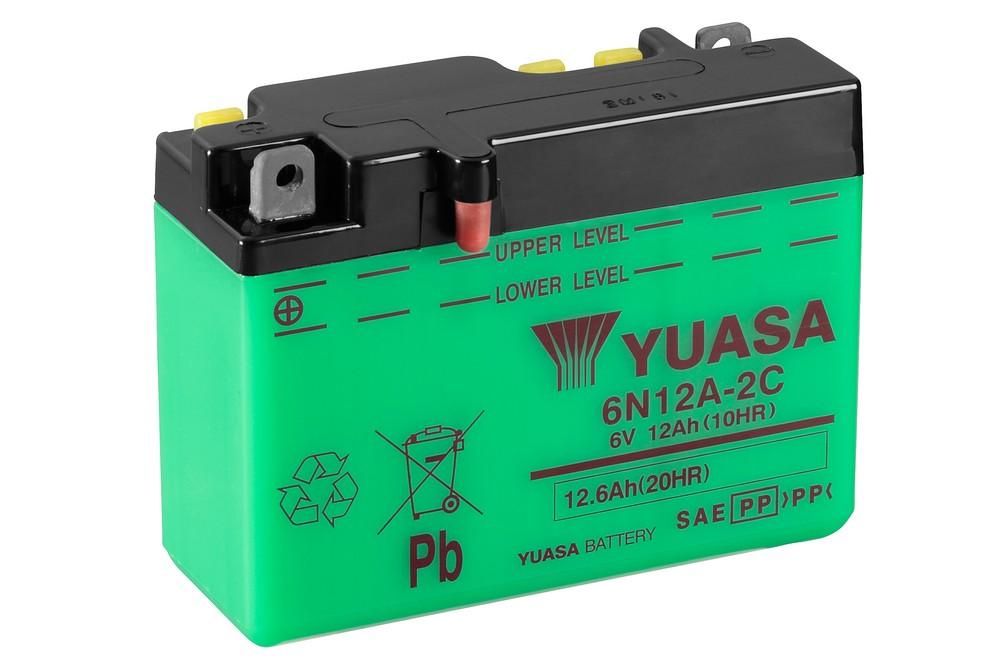 Batterie Yuasa 6N12A-2C 6V 12Ah