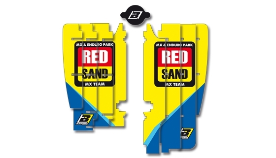 Kit déco de radiateur Blackbird Rockstar MXGP réplica 2017 Suzuki 450