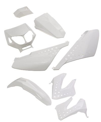 Kit Carénage blanc Derbi Senda x8