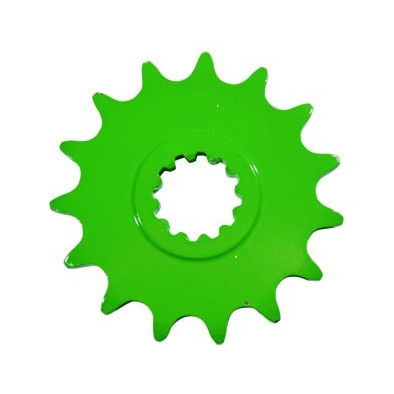 Pignon 13 dents pas 420 Minarelli AM6 vert