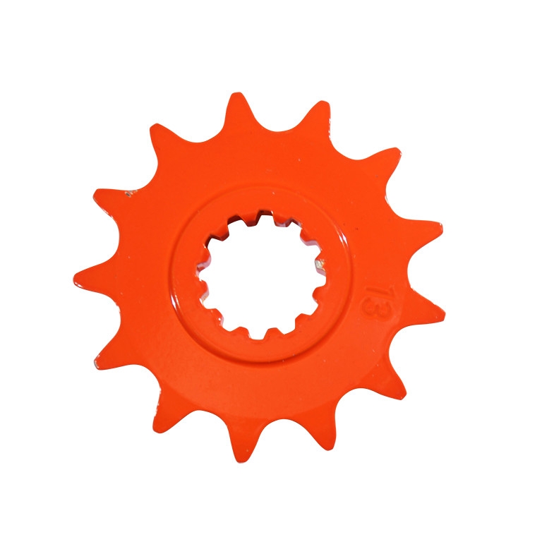 Pignon 12 dents pas 420 Minarelli AM6 orange
