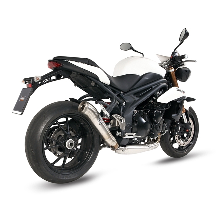 Silencieux MIVV Ghibli inox Triumph Speed Triple 1050 11-