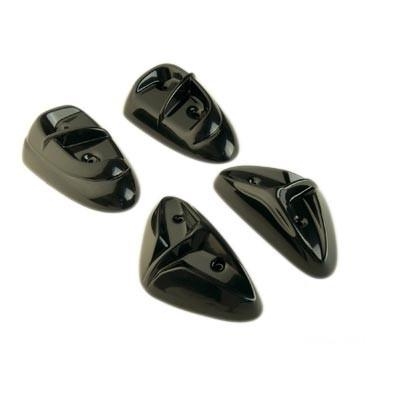 Pads latéraux pour carrosserie Tun'R MBK Stunt / Yamaha Slider noir (x