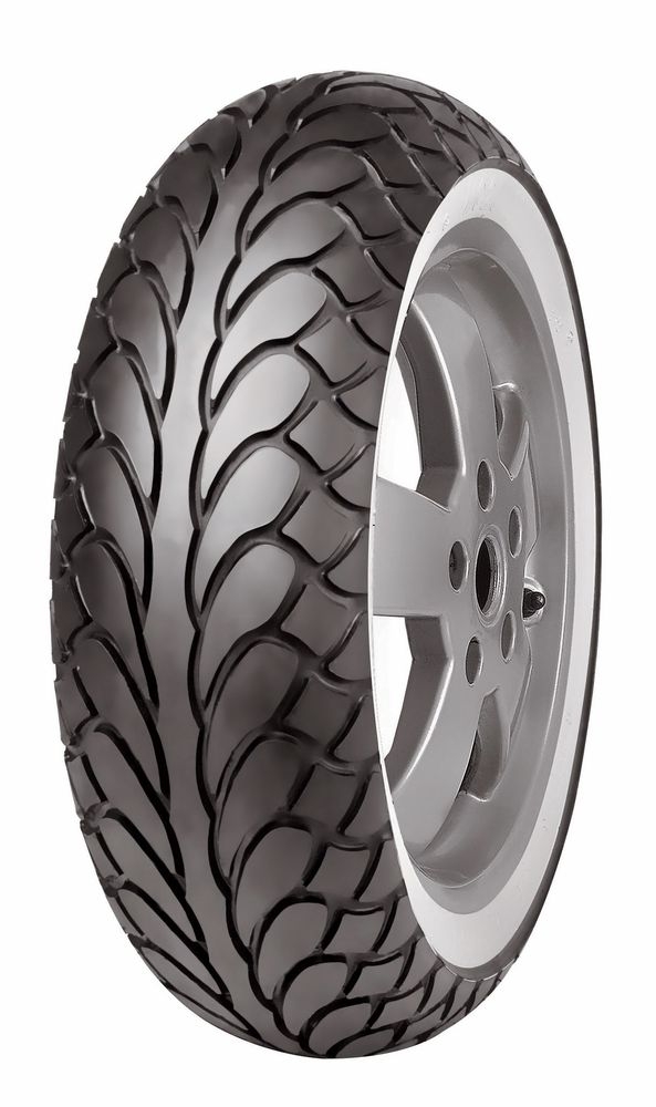 Pneu scooter classique Mitas MC22 Elegance 120/70-10 54L Flancs blancs