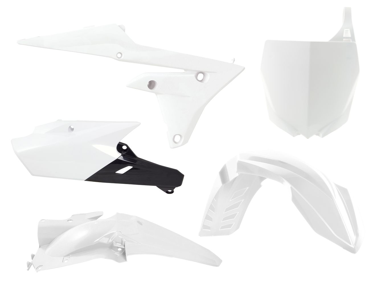 Kit plastique Racetech couleur dorigine blanc pour Yamaha YZ250F 14-1