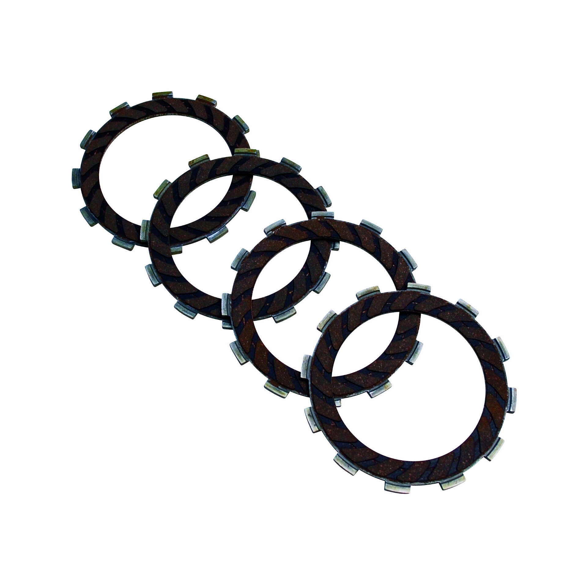 Kit disques garnis pour derbi senda,gpr 50 (4 disques garnis), cagiva