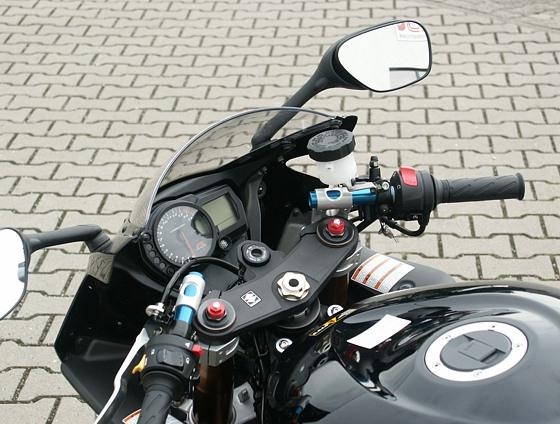 Kit guidon bracelets LSL Tour Match rehaussés 65 mm Suzuki GSX-R 1000