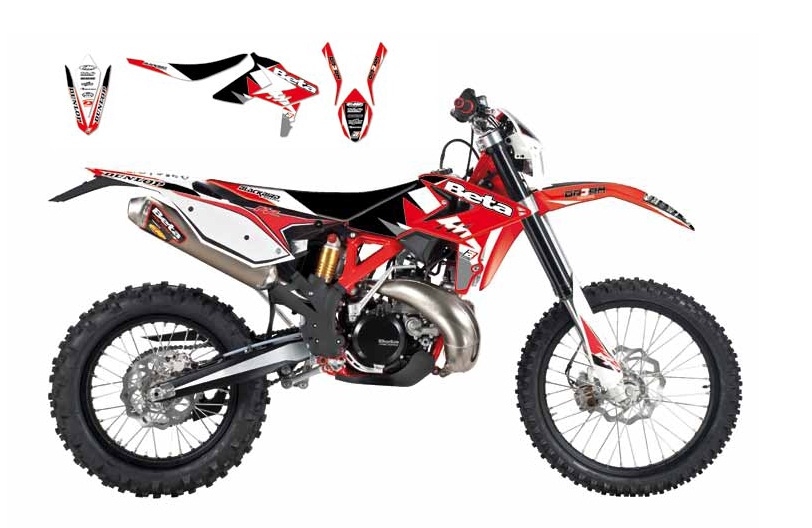 Kit déco Blackbird Dream Graphic 3 Beta 450 RR 05-09 rouge