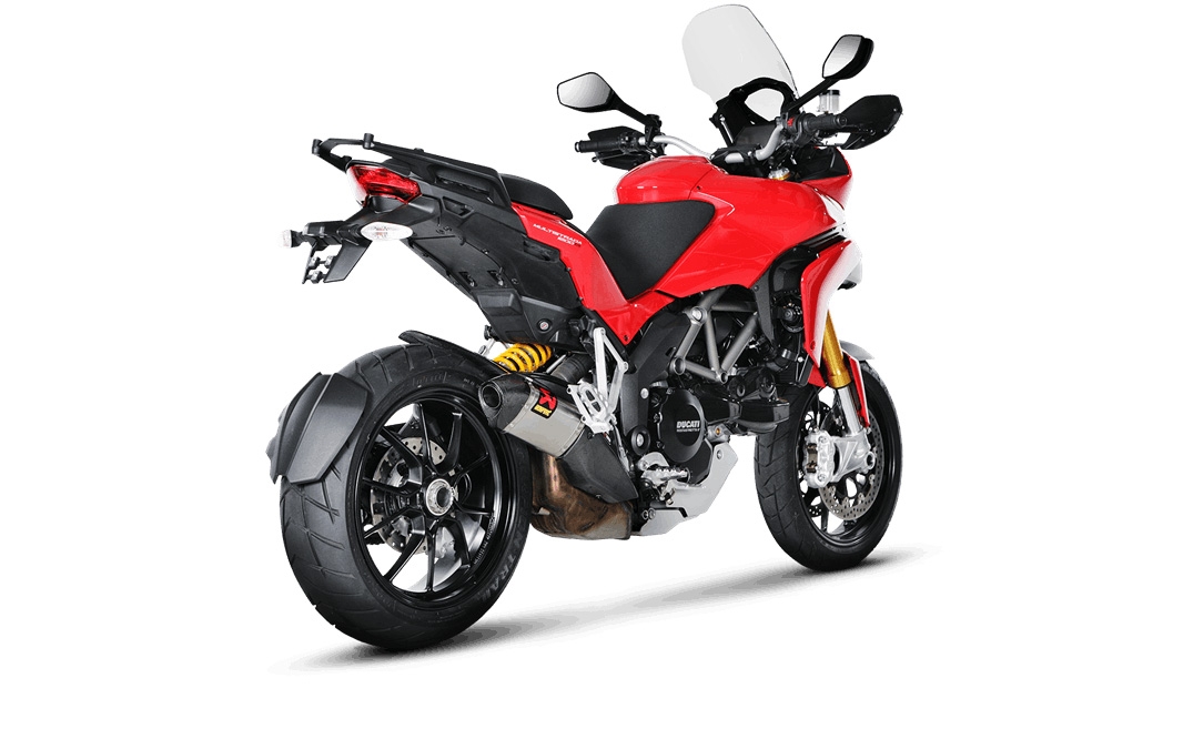 Silencieux Akrapovic Titane embout carbone Ducati Multistrada 1200 S 1