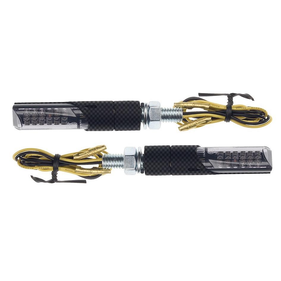 Clignotants Leds Missile carbone