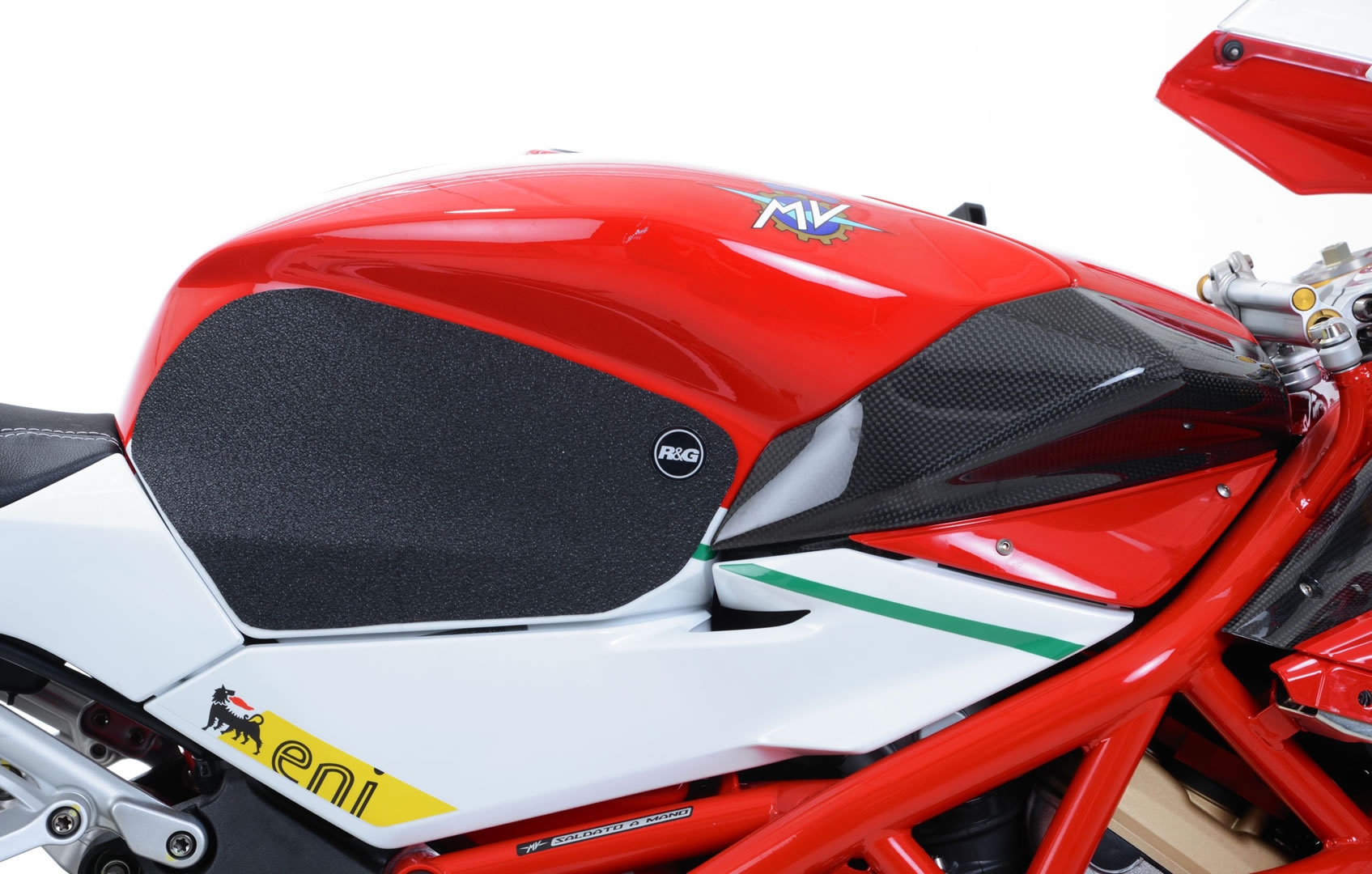 Kit grip de réservoir R&G Racing noir MV Agusta F4 1000 R 10-18