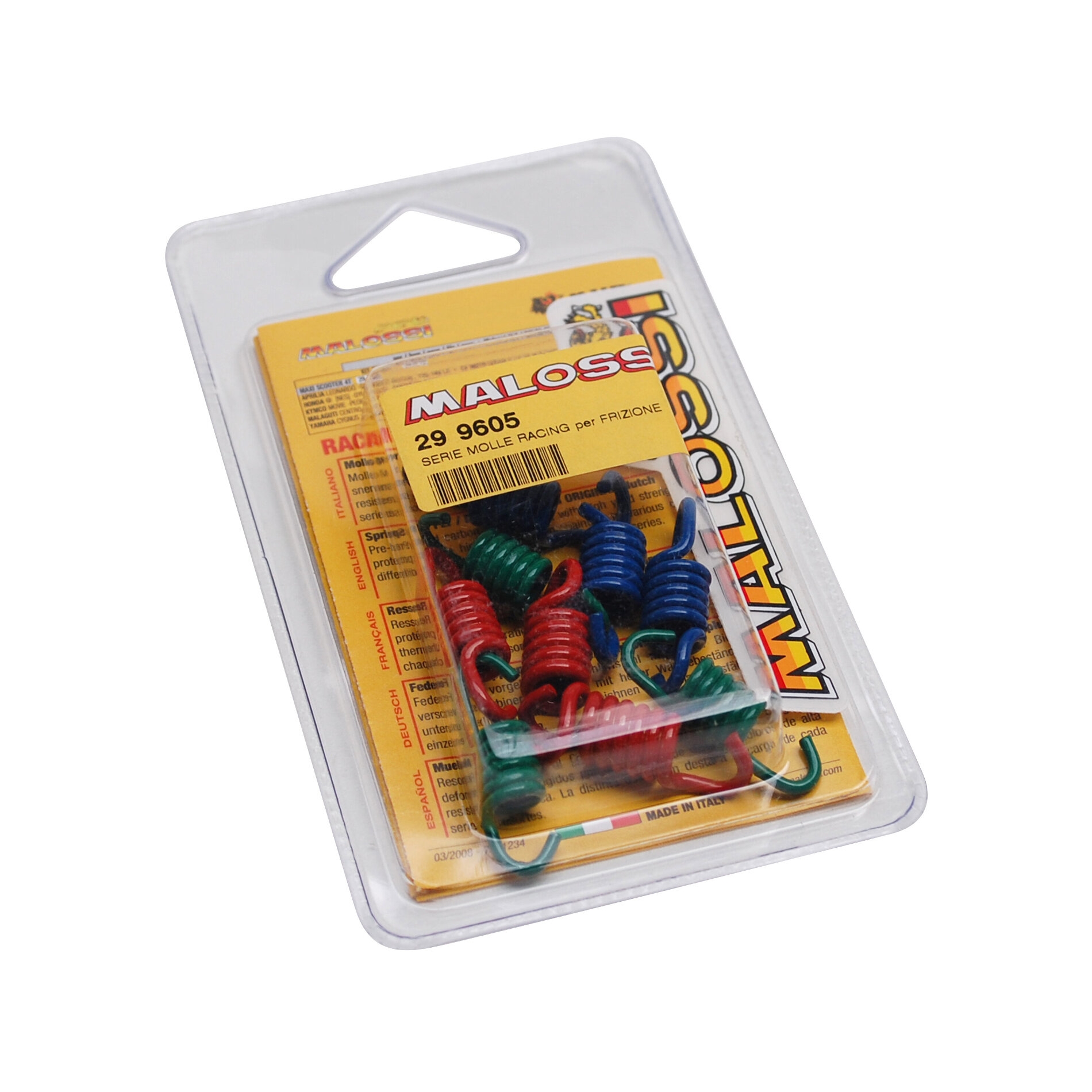 Jeu ressorts Malossi embrayage Scoot Minarelli Peugeot Honda Yamaha Ma