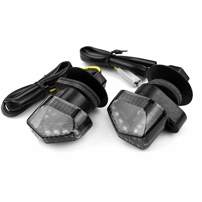 Clignotants noir TNT crispy à led Piaggio MP3 400/500cc