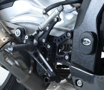 Commandes reculées R&G Racing noir Honda BMW S 1000 RR 10-14