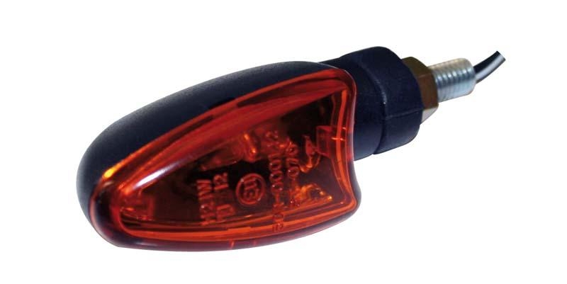 Clignotants triangle noir a ampoule