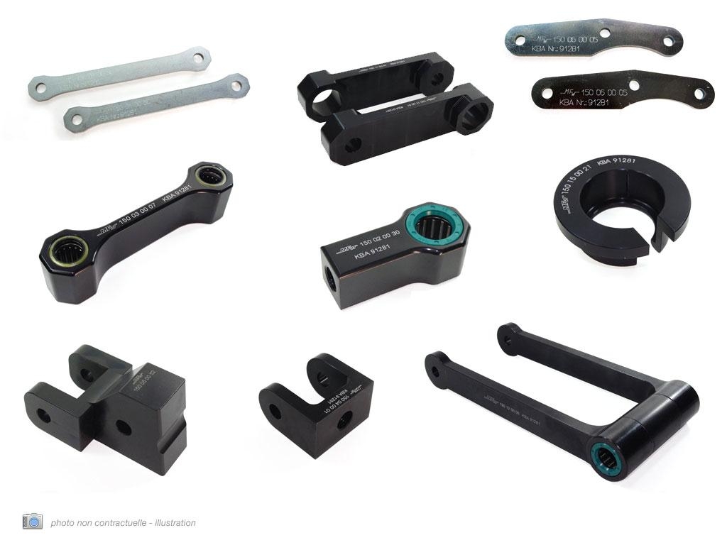 Kit rabaissement hauteur de selle -30mm pour suzuki
