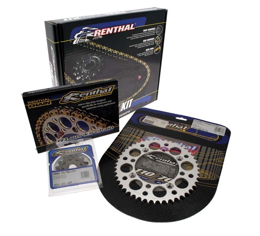 Kit chaîne Renthal renforcé 13X48 pas 520 BETA RR 450 de 2010 à 2012