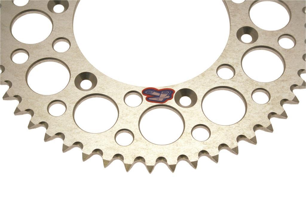 Couronne Renthal 53 dents anti-boue / anodise argent Husqvarna 449 '11