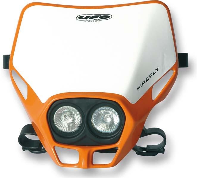 Plaque de phare UFO Firefly twins orange (orange KTM 98-09)