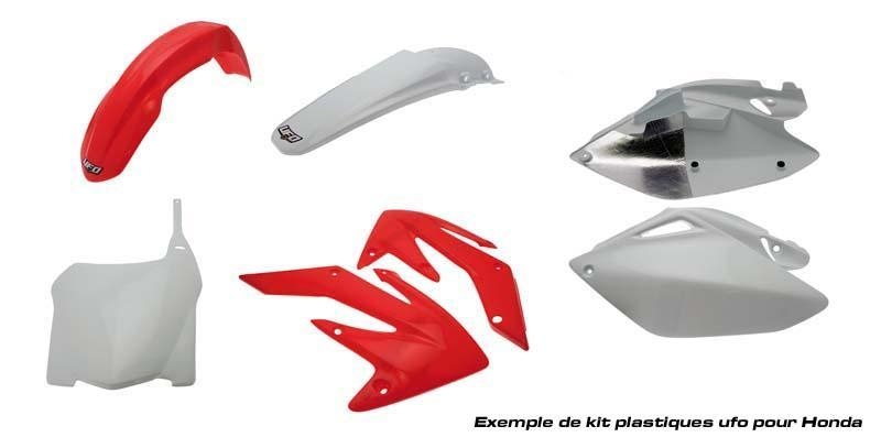 Kit plastique UFO Honda CR 85R 03-07 noir
