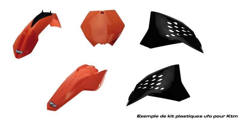 Kit plastique UFO KTM 125 SX 2012 blanc
