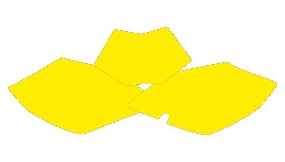 Fonds plaque beta rr 10 jaune