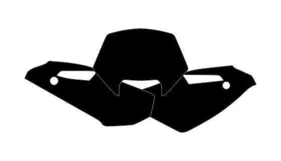 Fonds plaque hva wr250,300 09-10 noir