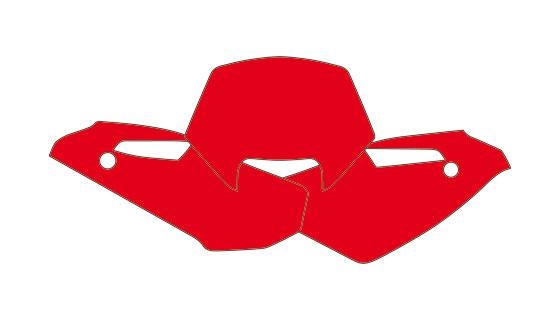 Fonds plaque hva wr250,300 09-10 rouge