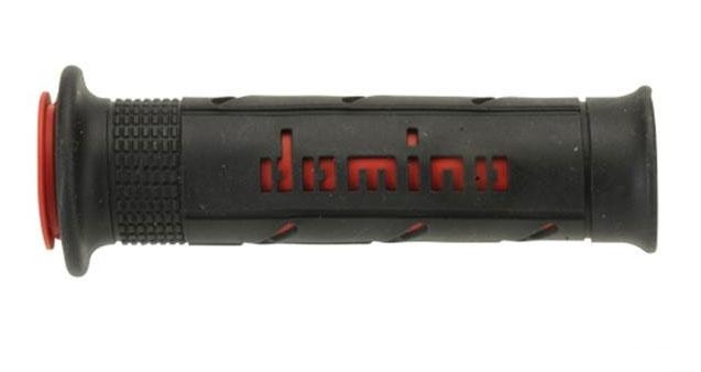 Revêtement Domino lisse 125mm noir/rouge A250