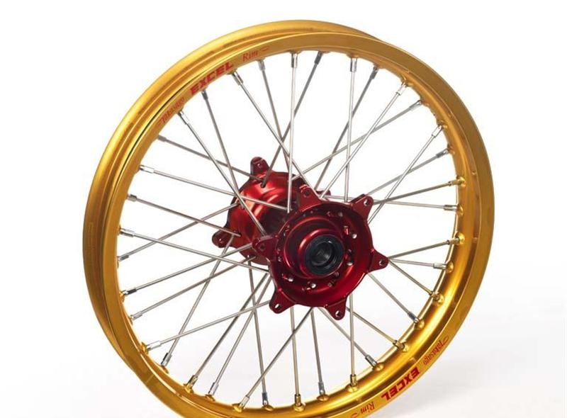 Roue arrière Haan Wheels/Excel 19x2,15 Honda CRF 450R 02-12 or/rouge