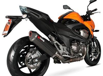Silencieux homologué Scorpion Serket carbone Kawasaki Z800E 13-16