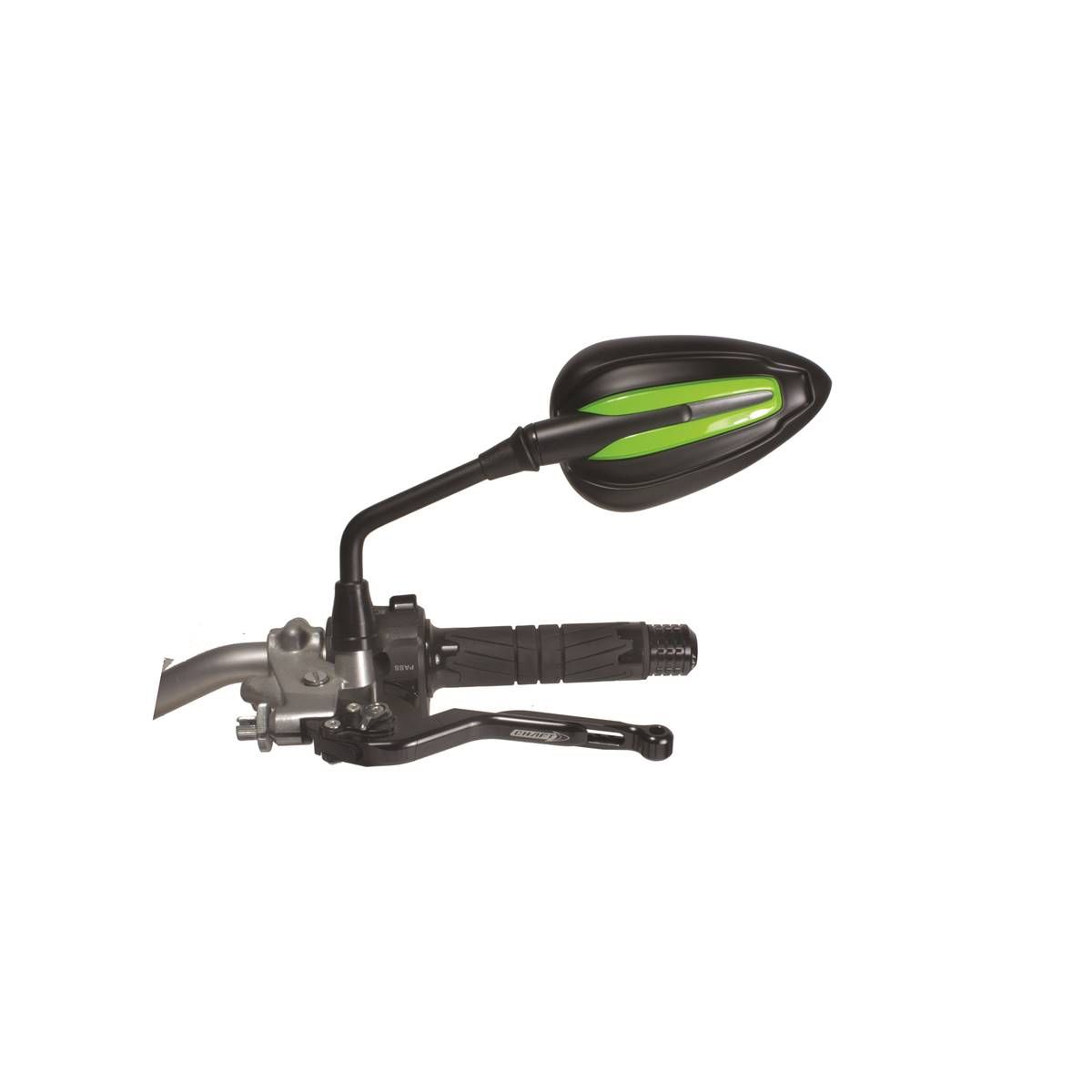 Rétroviseur réversible Chaft Bunny noir mat/vert