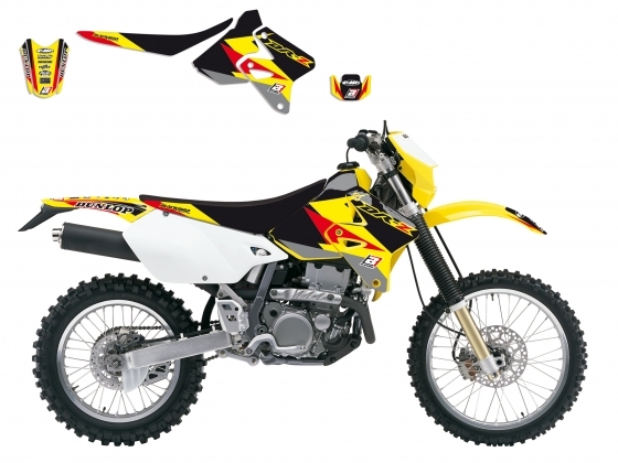 Kit déco + Housse de selle Blackbird Dream Graphic 3 Suzuki 400 DR-Z S
