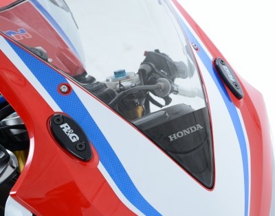 Caches orifices de rétroviseur R&G Racing noirs Honda CBR 1000 RR 12-1