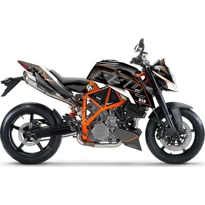 Kit déco Up Maximize noir / orange KTM Super Duke 990 10-14