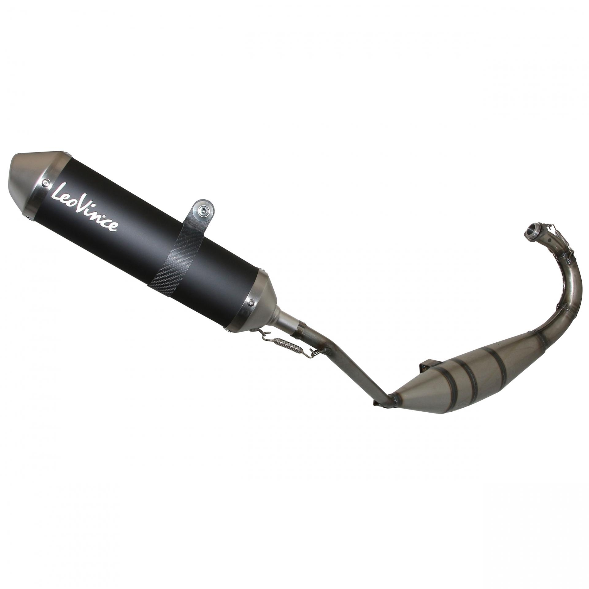 Pot déchappement Leovince X-fight Black passage bas Aprilia RS4 11-