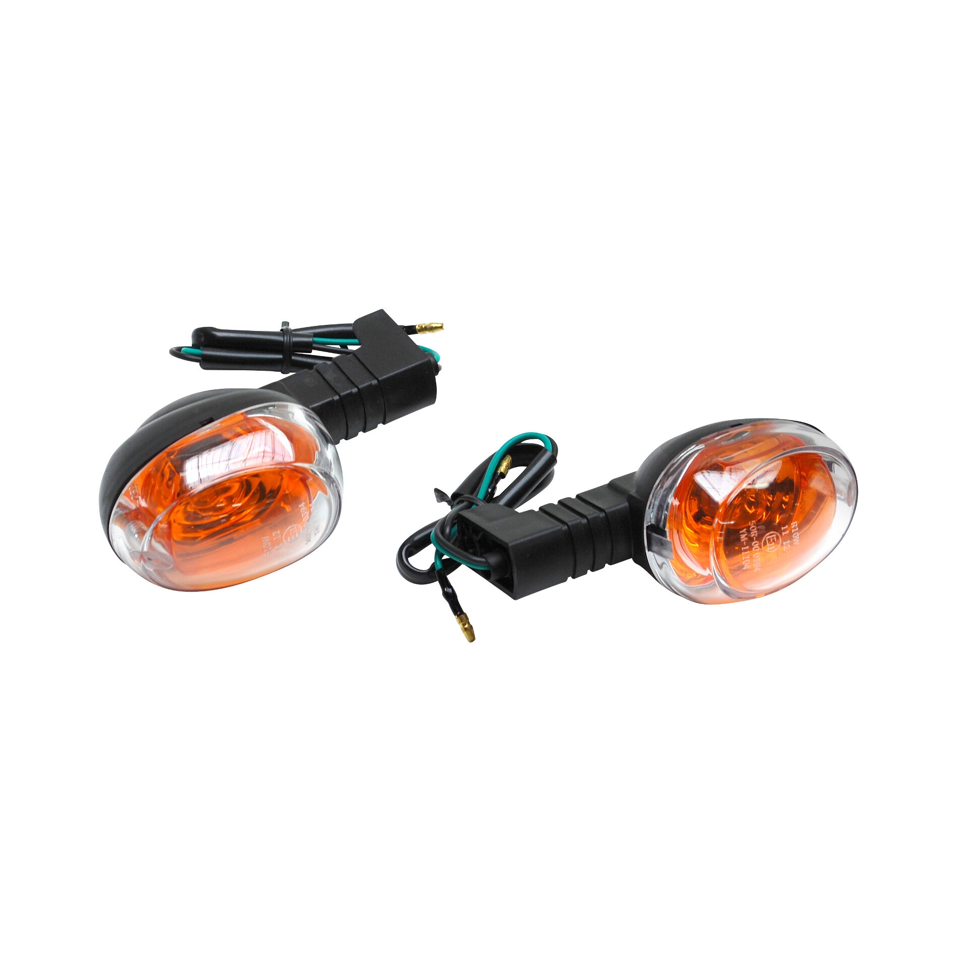 Clignotant 1Tek arrière transparent/noir MBK 50 Booster 2004>/Yamaha 5