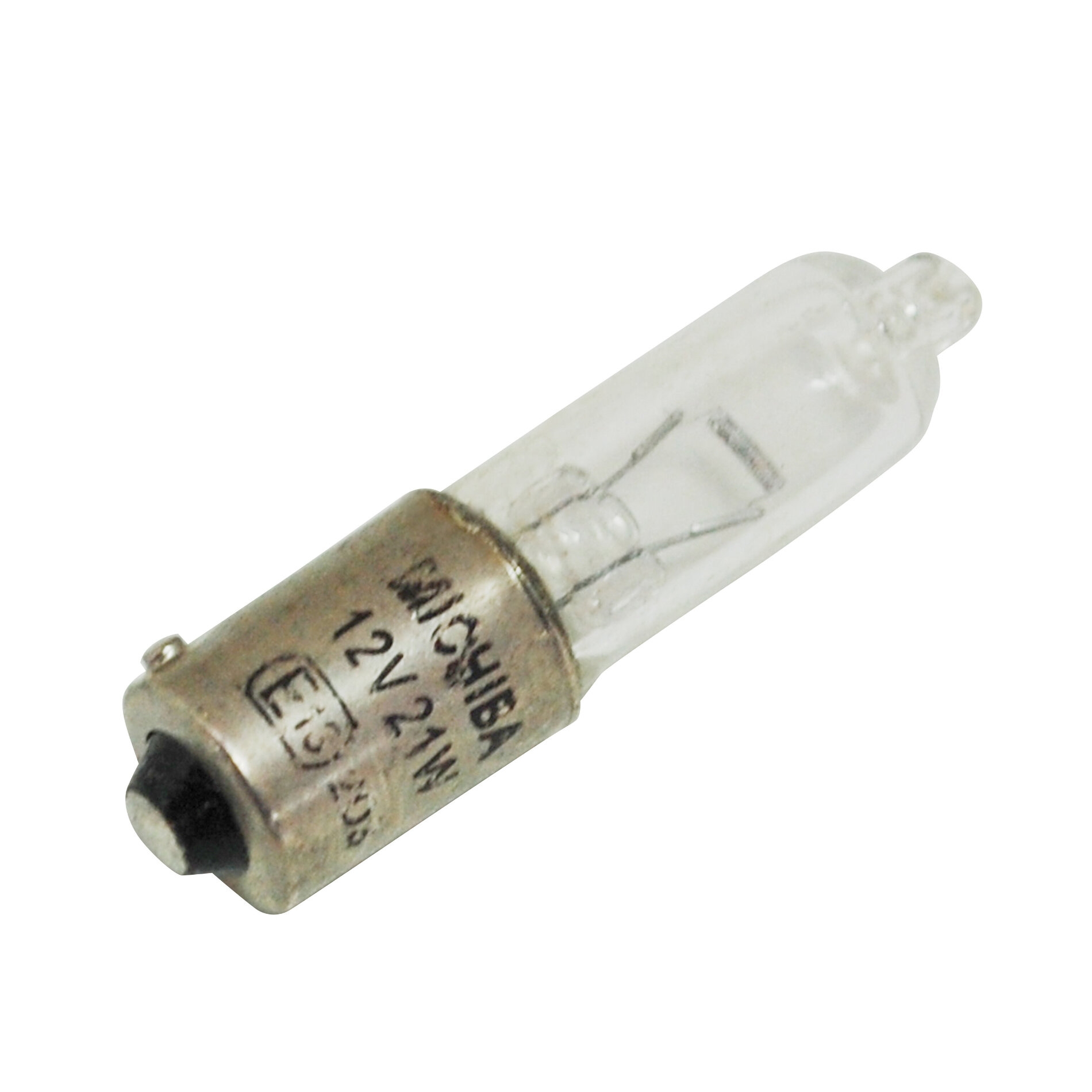 Ampoule Vicma BAX9S P21W mini clignotant 12V 21W Transparent