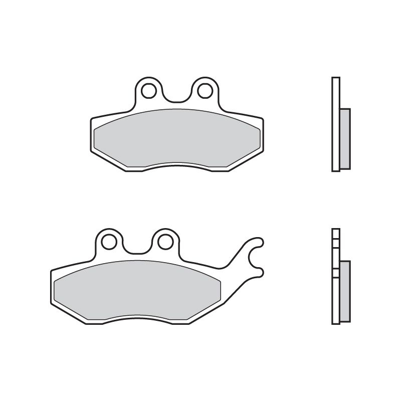 Plaquettes de frein Brembo 07054CC carbone céramique avant