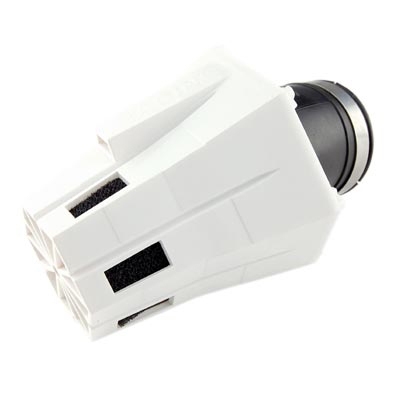 Filtre à Air Tun'R D28-35 Evolut 2 Coude 30 Corps Blanc Mousse Noir