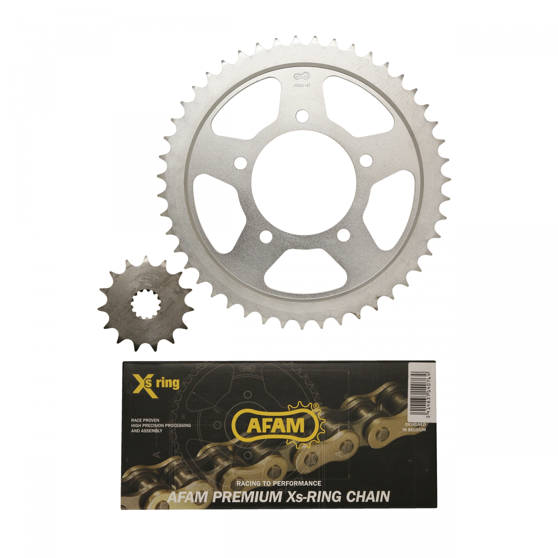 Kit chaîne Afam 15x47 Suzuki 600 GSF Bandit 00-04