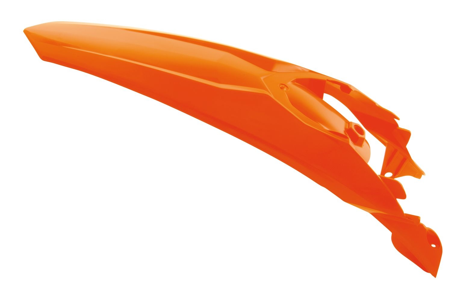 Garde boue arrière Racetech orange pour KTM EXC 125 12-16