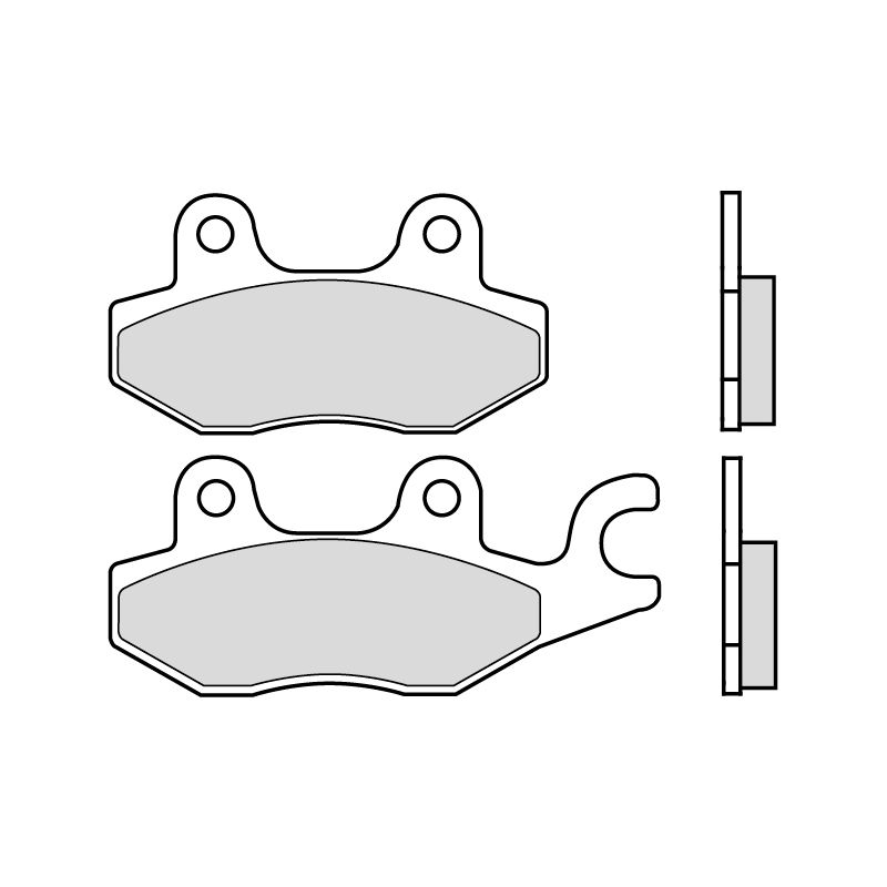 Plaquettes de frein Brembo 07033CC carbone céramique avant/arrière