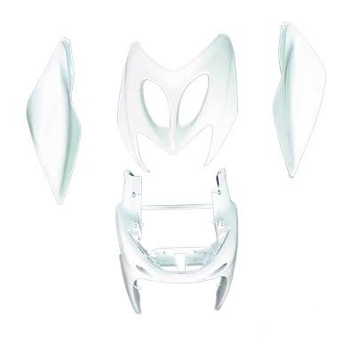Kit carénage MBK Nitro / Aerox -13 blanc