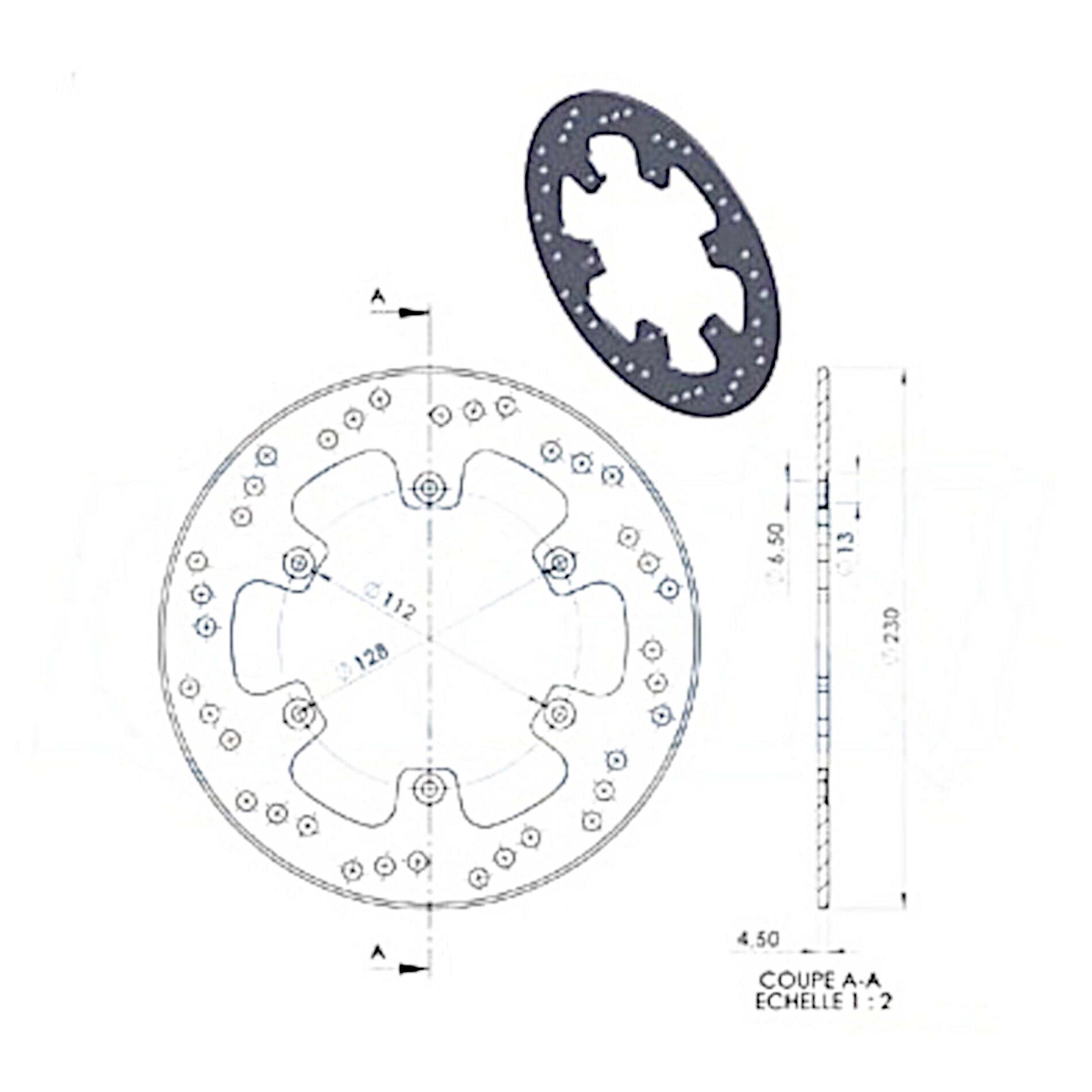 Disque de frein NG Brake Disc D.230 - 274