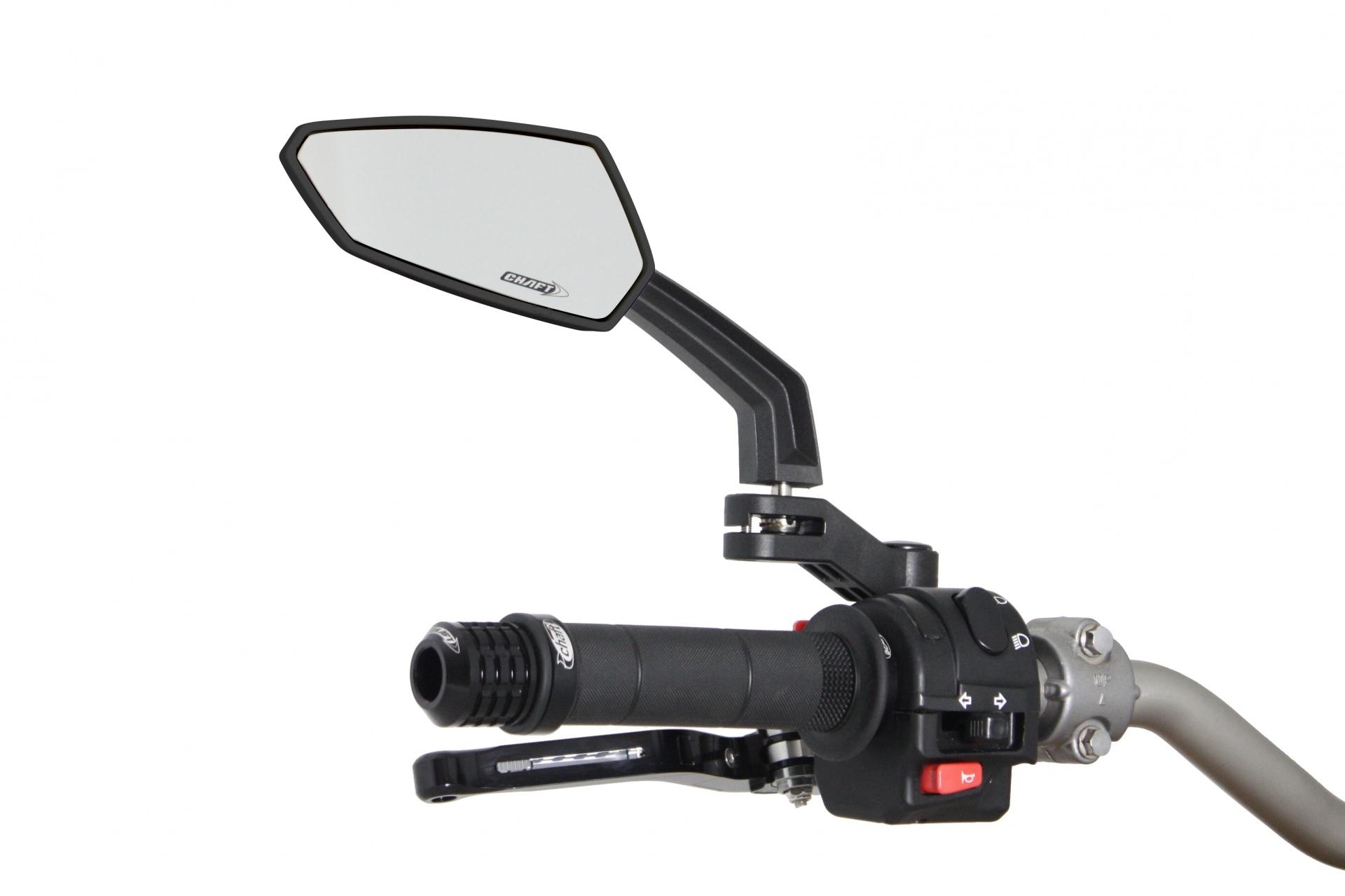 Paire de rétroviseurs Chaft Twin noir mat