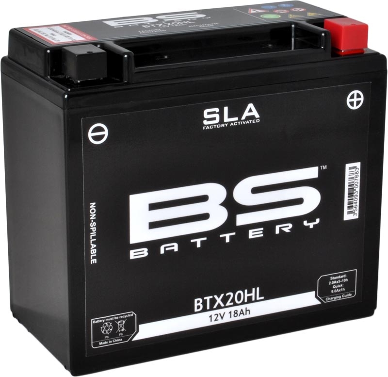 Batterie BS BTX20HL sans entretien activée usine
